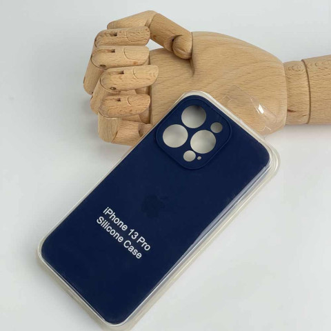 Чехол Silicone Case Full Camera для iPhone 13 Pro Deep navy